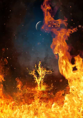 Burning Tree