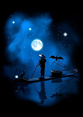 Fisherman boat in china