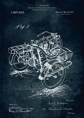 No327 - 1913 - Side car attachment for motor cycle