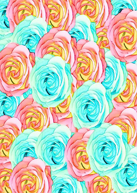 blooming rose texture pattern abstract background
