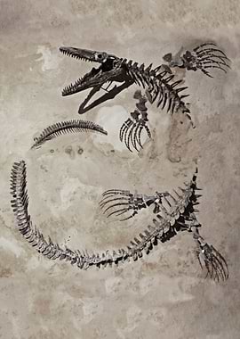 Ghost in the Stone - Prehistoric sea Monster