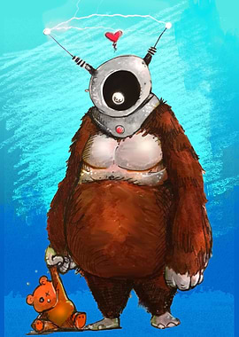 Ro-Man loves his Teddy