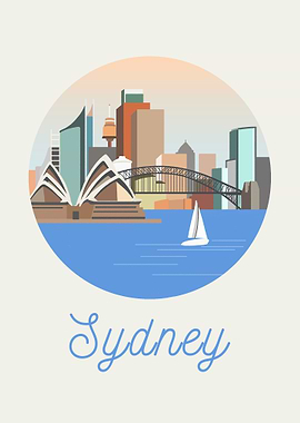 Sydney City Illustration