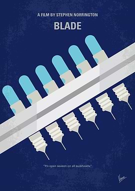 No896 My Blade minimal movie poster