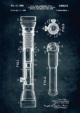 No367 - 1956 - Telescope rifle sight and lens tube