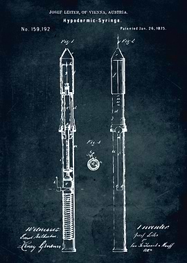 No369 - 1875 - Hypodermic Syringe