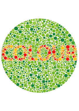 Colour blindness art