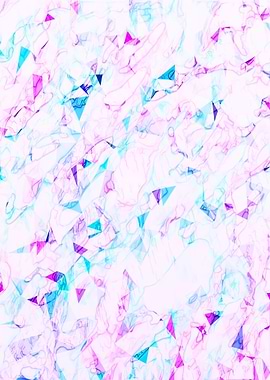 psychedelic geometric triangle polygon pattern abs