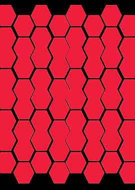 Design blocks red Honey