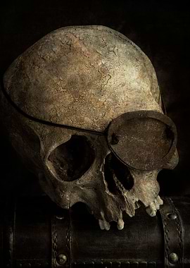 Skull with eyepatch