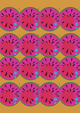 Design slices bio lemons on Gold