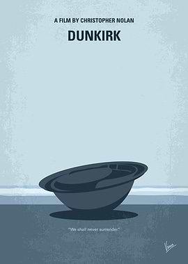 No905 My Dunkirk minimal movie poster
