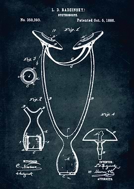 No377 - 1886 - Stethoscope