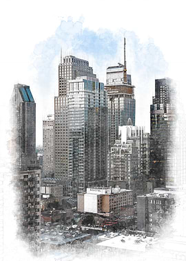 Downtown Montreal Canada