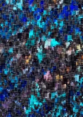 psychedelic geometric square pattern abstract back