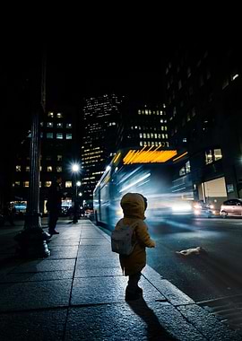 Dark day in the street