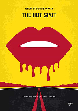 No908 My The Hot Spot minimal movie poster