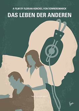 No918 My Das Leben der Anderen minimal movie poste