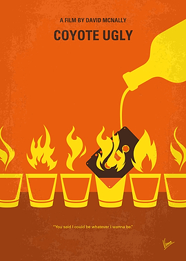 No909 My Coyote Ugly minimal movie poster