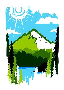 Mountainscape Paint Strike