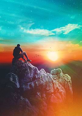 Contemplating The Sunset