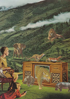 4K television [collage]