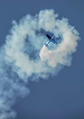Airshow with a small plane