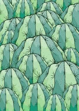 Cactus pattern