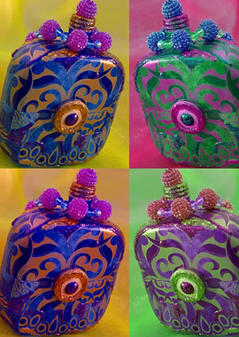 Beaded Parfum Bottles