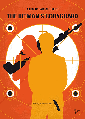 No926 My The Hitmans Bodyguard minimal movie poste
