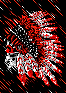 Indian Chief Skull