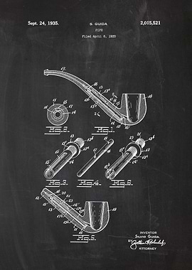 1935 Pipe - Patent Drawing