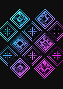 Indigenous ethnic pattern design