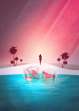 Bikini Beach | Digital Art