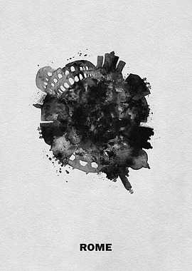 Rome City Skyline