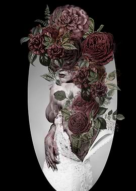 Blossom. Digital collage