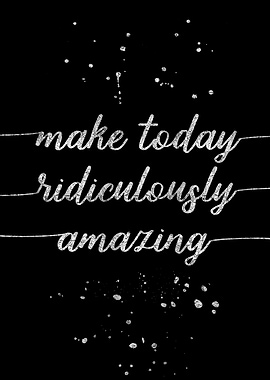 TEXT ART SILVER Amazing