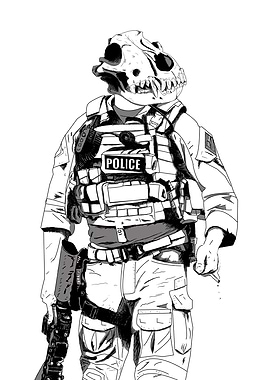 K9 (Black and White)