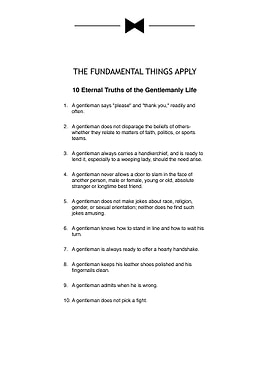 The fundamental Things Apply