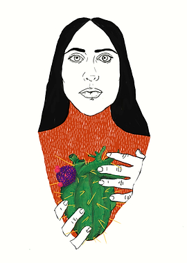 Cactus heart_please don't touch