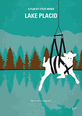 No944 My Lake Placid minimal movie poster
