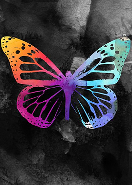 Butterfly Animal Watercolor Artwork