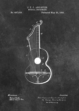 1893 Abelspies Musical Instrument