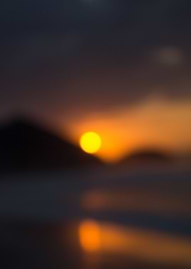 Sunrise blurred