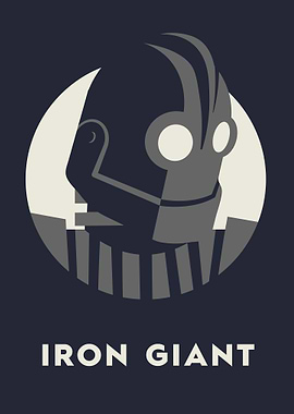 Simple design from the great film 'The Iron Giant'