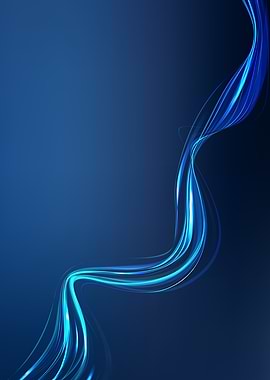 blue background Abstract Light Lines