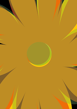 70s inspired flower power