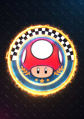3D Mushroom Cup Emblem