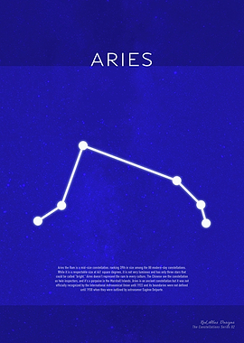Aries The Constellations Series 02 Minimalist
