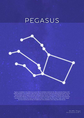 Pegasus The Constellations Minimalist Series 11